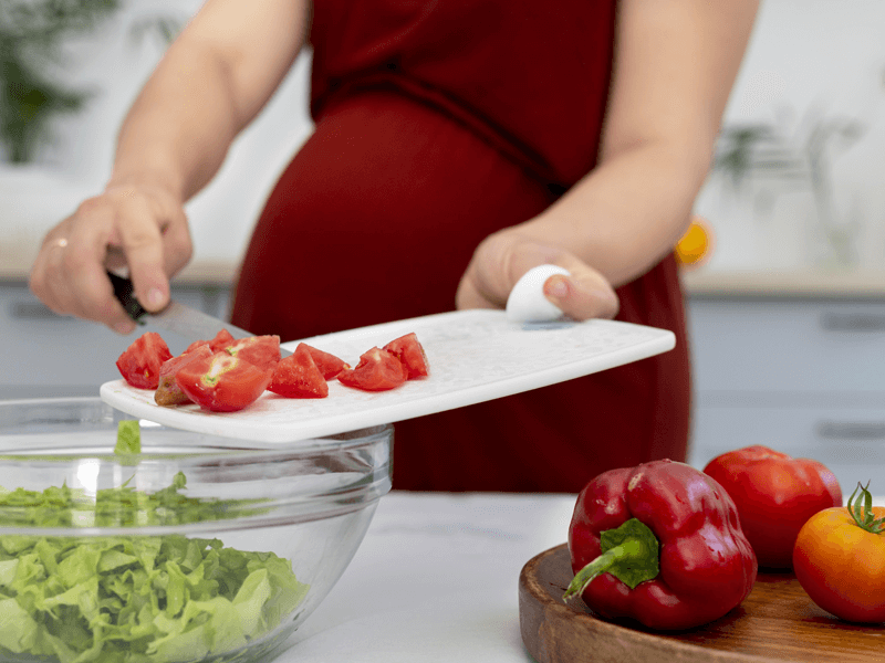 Program za trudnice priprema hrane