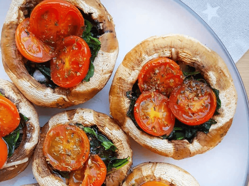 Šampinjoni punjeni povrćem